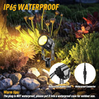 ECOWHO Low Voltage Landscape Lighting, 12V Outdoor Landscape Lights LED Spot Lights Plug-in IP65 Waterproof Garden Lights for House Yard Path (Extendable to 8 or 10 Lights, 6 Pack, 69ft, Warm White)