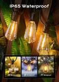 String Lights, 100 Ft Warm White Shatterproof LED Patio Lights