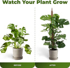 2 Pack 28 Inch Bendable Moss Pole Monstera Plant Support Stakes for Indoor Plants - Tall Moss Stick Trellis for Potted Climbers - Stem Support Accessories for Climbing Houseplants
