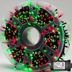 String Lights 165ft 500 LED Red Waterproof Outdoor