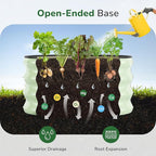 GreatBuddy 2x2x1 ft Round Galvanized Raised Garden Bed, Easy-Assembly Raised Bed with Anti-Cut Gloves & Tools, Rust-Proof Garden Bed for Outdoor, Vegetables, Herbs, Small Trees, Green
