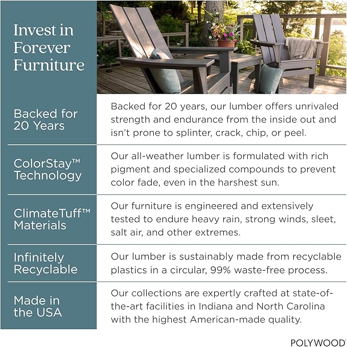 POLYWOOD Presidential Rocking Chair in Green