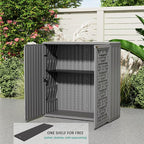 KINYING Outdoor Storage Cabinet Waterproof, Resin 60 Gallon Deck Box - Image 4