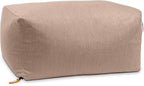 Jaxx Leon Outdoor Bean Bag Ottoman Bench, Premium Sunbrella, Petal