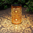 Solar Lanterns Outdoor Hanging Lantern Lights,Sunflower Metal Decor Lanterns-Waterproof LED Decorative Light for Garden Patio Yard Lawn Backyard Front Porch as Gifts for Mom Grandma Women