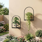 2 Pack Plant Stand Indoor Outdoor Hanging Planters for Indoor Plants Wall Plant Holder for Indoor Plants Plant Frames Wall Decor for Livingroom Bedroom Balcony Patio