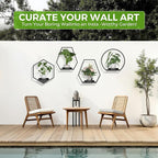 Wall Planters for Indoor Plants, Plant Frames Wall Decor Living Room Plant Stand Hanging Wall Plants Holder to Hold Large Pots Wall Plant Hanger Window Plant Shelves for Outdoor Entryway