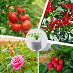 Cosweet 11.6''H Deep Nursery Grow Bags, Non-Woven Fabric Planting Pots for Indoor and Outdoor Garden Growing Seedlings Vegetables Flowers Fruits (60 PCS)