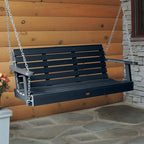 Highwood Weatherly Porch Swing 5 Feet, Federal Blue