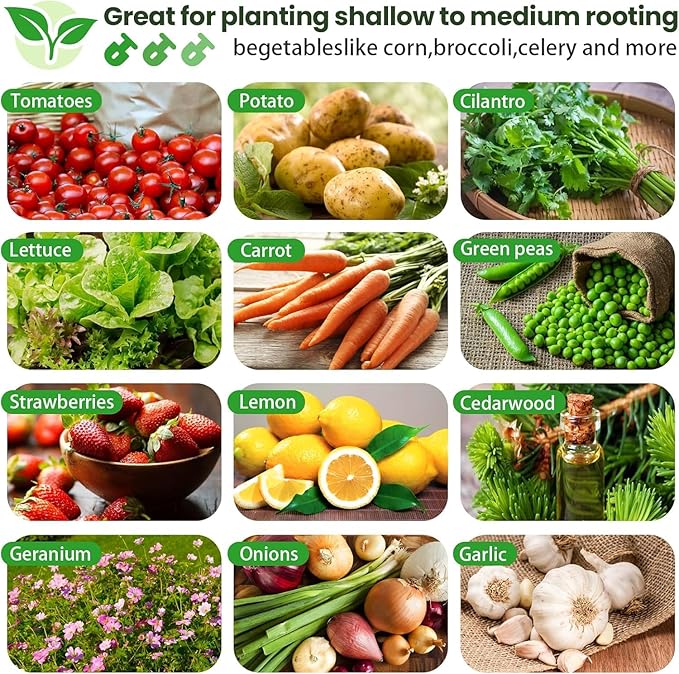 FRIZIONE 4pcs 4x2ft Galvanized Raised Garden Bed Outdoor,Above Ground Garden Bed for Vegetable,Metal Raised Beds for Flower,Steel Raised Beds for Gardening