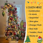 String Lights 66ft Warm White 200 LEDs Outdoor Waterproof