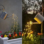 ZNYCYE Solar Waterfall Fairy Bunch Lights Outdoor Waterproof 200LEDs, 8 Modes Fairy Light, Solar String Lights for Outside, Firefly Vine Patio Garden Wedding Decorations Gardening Gifts for Mom