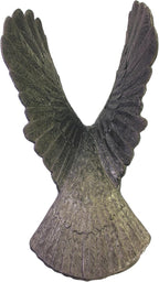 EMSCO Group Freedom Eagle Statue 32in Outdoor Garden Decor, Natural Bronze Finish, Weather-Resistant Resin