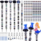 Decorative Garden Stakes DIY Kit with 158 Pieces and Beads