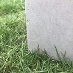 Kante 18.5" H Tall Rectangular Concrete Planters, Outdoor Indoor Lightweight Plant Pots with Drainage Hole and Rubber Plug, Modern Style for Home Garden Patio, Weathered Concrete