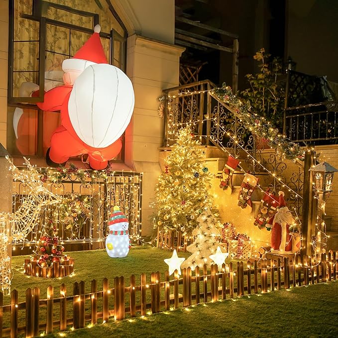 String Lights 720 LED Warm White 230 Ft Outdoor Christmas Lights with Reel