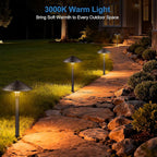 Landscape Lighting Pathway Lights 4 Pack, 5W Low Voltage LED Outdoor Garden - Image 6