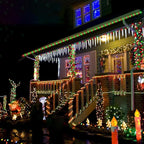 200ft LED Rope Lights Outdoor, 1440 LED Connectable and Flexible Tube Lights with 8 Modes, Waterproof LED Rope Lighting for Garden Patio Pool Bedroom PartyIndoor Outdoor Christmas Decor (Red & Green)