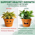 Plant Watering Globes Set of 2 - Large Self Watering Globes for Indoor & Outdoor Plants - Multicolored, Automatic, Glass Watering Bulbs for Daily Use, Plant Watering Devices