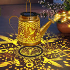 Hummingbird Solar Watering Can Lights, Outdoor Waterproof Garden Lanterns with Shepherd Hook, Solar Garden Decor for Yard Outdoor Landscape Pathway, Gift for Women Mom Grandma Christmas Gifts, 2 Pack