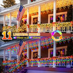 String Lights, 400 LED, 33 ft, Color Changing Warm White to Multicolor