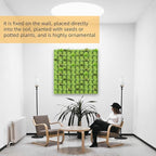 Hanging Planting Grow Bags, 90 Pockets Hanging Vertical Wall Planter Wall Mounted Grow Bag Outdoor Indoor Gardening Vertical Greening Flower Container, Planting Bags Storage Bags(1.1 m × 1.1 m, Green)