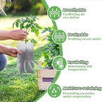 Cosweet 11.6''H Deep Nursery Grow Bags, Non-Woven Fabric Planting Pots for Indoor and Outdoor Garden Growing Seedlings Vegetables Flowers Fruits (60 PCS)