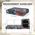 Cushion Covers, 12-Piece Stretch Paisley Outdoor Patio Set