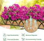Y&M 30" Coco Liner for Window Box Deck Basket Planter Trough Coconut Fiber Liners 2pcs Trough Coco Liner Pre-Formed Replacement