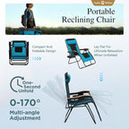 Sophia & William Oversized XXL Zero Gravity Chair, Padded Recliner Outdoor - Image 6