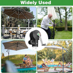 Cantilever Umbrella Parts, Adjustable Patio Umbrella Replacement Parts Umbrella Stand Parts, Suitable for Courtyard Garden and Beaches Umbrella Holder Outdoor Patio Umbrella Holder Rocking Handle