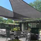 LOVE STORY Custom Size 12'x15'x19.2' Dark Grey Sun Shade Sail Right Triangle Sunshade Fabric Awning Canopy for Patio Backyard Carport Pergola (Customized)