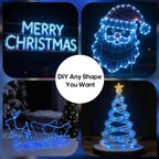 100Ft 720 LED Rope Lights Outdoor Waterproof with Remote, 8 Modes and 4 Brightness Blue Rope Lights for Outside, Garden, Patio, Pool, Bedroom, Party, Indoor Outdoor Decoration (Blue)