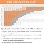 SUNVIE 14/2 Low Voltage Landscape Lighting Wire 250FT with Spool Outdoor Landscape Cable 14 Gauge 2 Conductors Low Voltage Wire for Landscaping Lights, ETL Listed, Pure Copper, Outdoor Direct Burial