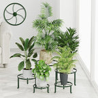 5-Pack Metal Plant Stand Heavy Duty Flower Pot Stands for Multiple Plant, Anti-Rust Flower Pot Stand Round Plant Holder for Room Indoor/Outdoor,Gardens
