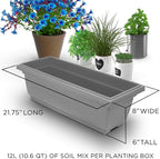 Outland Living 4-Ft Raised Garden Bed - Vertical Garden Freestanding Elevated Planters 4 Container Boxes - Good for Patio Balcony Indoor Outdoor - Perfect to Grow Vegetables Herbs Flowers