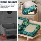 Cushion Covers 8 Pack Stretch Fit Rainforest Washable 95% Polyester Blend
