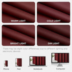 Joydeco Blackout Patio Sliding Door Curtains 108 Inches Long, Grommet Privacy Room Divider Curtains, Extra Wide Thermal Blackout Drapes for Bedroom Living Room (Burgundy Red, 100Wx108L, 1 Panel)