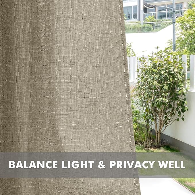 HolidayIdeas Linen Outdoor Curtains - Image 5