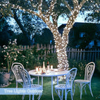 String Lights 800 LED White Outdoor Christmas Lights with Remote