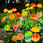 Kohlrabi Solar Garden Lights, 4 Pack Solar Mushroom Lights Outdoor, Upgraded 48LED Mushroom Light Yard Decor Outside Waterproof, Garden Decor for Lawn Front Porch Patio Backyard