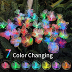 JJGoo 2 Pack Solar Garden Lights, Solar Flower Swaying Light for Outside, New Upgraded Outdoor Waterproof Light for Garden Patio Yard Front Porch Decor