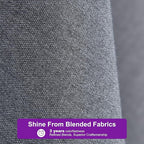 PURPLE LEAF Patio Umbrella 9' X 9' Rectangle Cantilever Umbrella Large Aluminum Outdoor Umbrellas with 360-degree Rotation & UPF40+ Premium Fabric for Deck Pool Garden Yard, Mist Grey