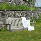 Highwood Lehigh Porch Swing, 4 Feet, Eucalyptus