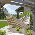 Vivere Authentic Brazilian Cotton Hammock - 450 lb Capacity (Costa)