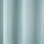 Town & Country Basics Cabana Solid Heavyweight Indoor Outdoor Curtains, Light Filtering Opacity with Grommet Top, Water Repellent, 2-Pack Set, 54"x120", Blue