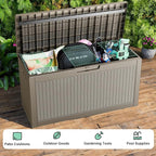 60 GallonOutdoor Storage Box, Resin Deck Boxes Waterproof, IndoorOutdoor Bin - Image 5