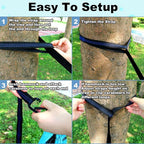 SZHLUX Camping Hammock Double & Single Portable Hammocks with 2 Tree Straps and Attached Carry Bag,Great for Outdoor,Indoor,Beach,Camping