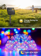 Solar String Lights for Outside – Multicolor