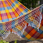 Vivere Authentic Brazilian Cotton Hammock - 450 lb Capacity